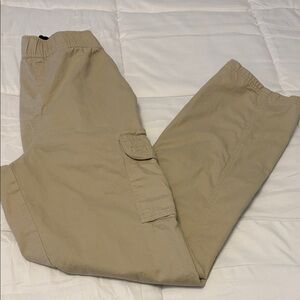 Boys Khaki Cargo Pants
